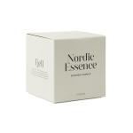 Vinga Nordic Essence Duftkerze groß, Crèmefarben Crèmefarben, Schwarz
