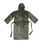 VINGA Louis luxury plush GRS RPET robe size S-M Green