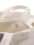 VINGA Hilo AWARE™ recycled canvas zip tote Off white