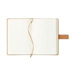 VINGA Bosler Notizbuch aus RCS recyceltem Canvas Beige