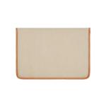VINGA Bosler GRS recycled canvas 16" laptop sleeve Fawn