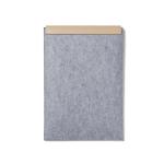 VINGA Albon GRS recycled felt 17" laptop sleeve Convoy grey