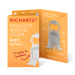 RICHARTZ® EINKAUFSWAGENLÖSER karl delivery Silber