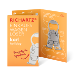 RICHARTZ® EINKAUFSWAGENLÖSER karl holiday Silver