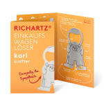 RICHARTZ® EINKAUFSWAGENLÖSER karl crafter Silver