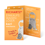 RICHARTZ® EINKAUFSWAGENLÖSER karl mechanic Silber
