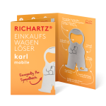 RICHARTZ® EINKAUFSWAGENLÖSER karl mobile Silber
