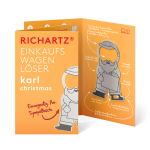 RICHARTZ® EINKAUFSWAGENLÖSER karl christmas Silver