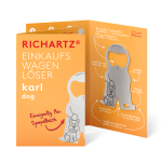 RICHARTZ® EINKAUFSWAGENLÖSER karl dog Silver
