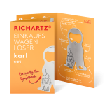 RICHARTZ® EINKAUFSWAGENLÖSER karl cat Silver