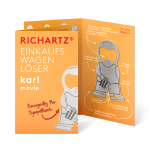 RICHARTZ® EINKAUFSWAGENLÖSER karl movie Silver