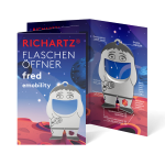 RICHARTZ® FLASCHENÖFFNER fred emobility Silver