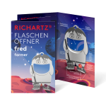 RICHARTZ® FLASCHENÖFFNER fred farmer Silber