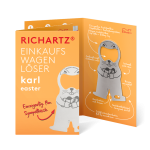 RICHARTZ® EINKAUFSWAGENLÖSER karl easter Silver