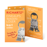 RICHARTZ® EINKAUFSWAGENLÖSER karl soldier Silver