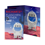 RICHARTZ® FLASCHENÖFFNER fred robot Silver