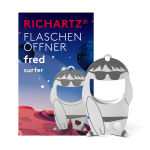 RICHARTZ® FLASCHENÖFFNER fred surfer Silver