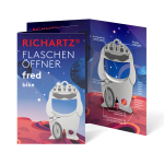 RICHARTZ® FLASCHENÖFFNER fred bike Silver