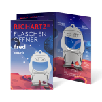 RICHARTZ® FLASCHENÖFFNER fred courier Silver