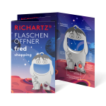 RICHARTZ® FLASCHENÖFFNER fred shopping Silver