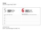 Buchkalender als Werbeartikel zum Bedrucken. 1 Tag = 1 Seite mit Notizspalte. Samstag–Sonntag = 1 Seite. 352 Seiten. Inkl. Siebdruck-Digital. Lieferzeit 3 AT. Dunkelblau