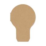 CreaStick Bulb Eco Individueller Haftnotizblock Natur