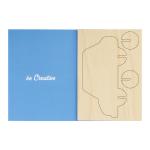 SendCraft custom puzzle postcard, car White/clip neck clear