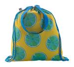 CreaDraw Shop RPET custom drawstring bag Blue/white