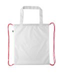 CreaDraw Shop RPET custom drawstring bag Red/white