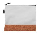 CreaBeauty Cork M RPET Individuelle Kosmetiktasche, natur Natur,schwarz