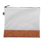 CreaBeauty Cork L RPET Individuelle Kosmetiktasche, natur Natur,schwarz