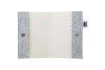 CreaFelt Pass custom RPET passport cover White/grey