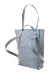 CreaFelt Toteback individuelle RPET Schultertasche Weiß/grau