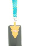 Subyard Mobile Xmas custom RPET mobile holder lanyard White