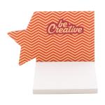 CreaStick Xmas Eco Individueller Haftnotizblock, Stern, natur Natur,grün