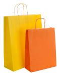 Mall Papier-Einkaufstasche Gelb