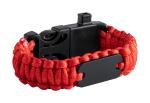 Kupra survival bracelet Red/black