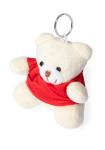 Teddy keyring Red