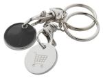 Euromarket Schlüsselanhänger mit Einkaufswagen-Chip Schwarz
