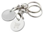 Euromarket Schlüsselanhänger mit Einkaufswagen-Chip Weiß