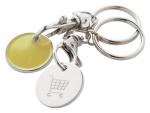 Euromarket Schlüsselanhänger mit Einkaufswagen-Chip Gelb