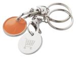 Euromarket Schlüsselanhänger mit Einkaufswagen-Chip Orange