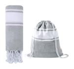 Praia beach towel and drawstring bag 