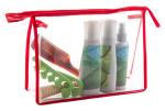 Dumble Kosmetiktasche Transparent rot