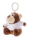 ApeFob plush monkey keyring Brown