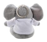 TrumpFob plush elephant keyring Convoy grey