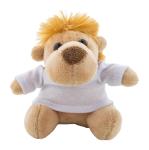 LioFob plush lion keyring Brown