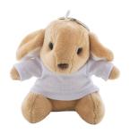 BunnyFob plush bunny keyring Brown