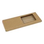 Borosip glass straw set Transparent