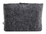 Refelt Comp RPET-Filz-Laptoptasche Dunkelgrau